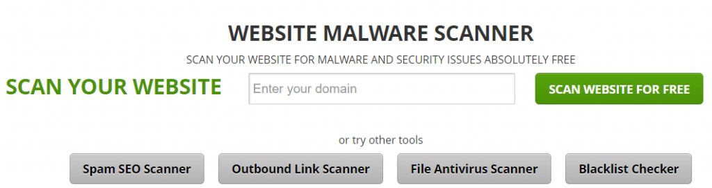 Website security set with the best online tools